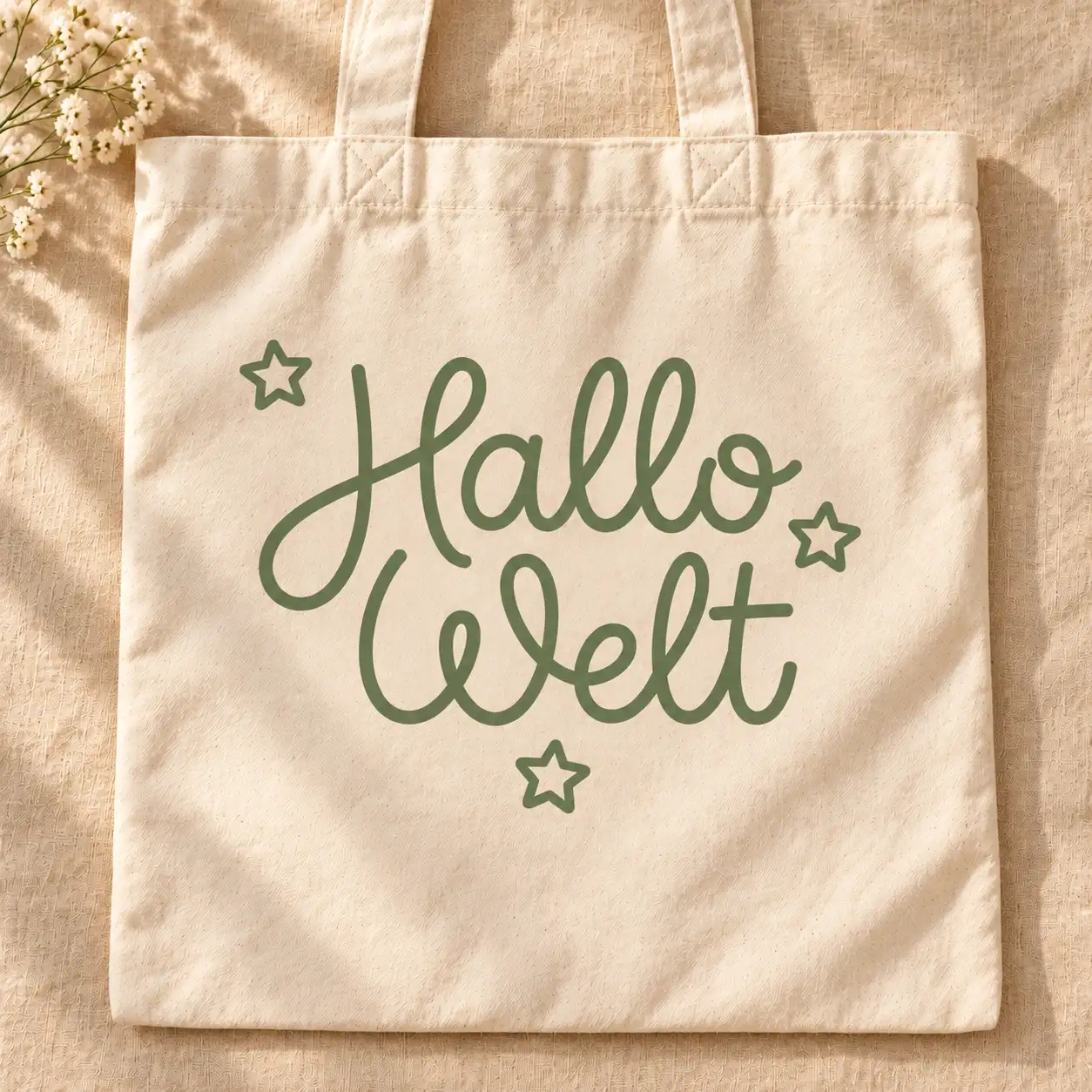 Plottervorlage »Schriftzug „Hallo Welt“« – Bild 1