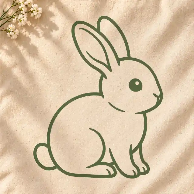 Plottervorlage »Hase«