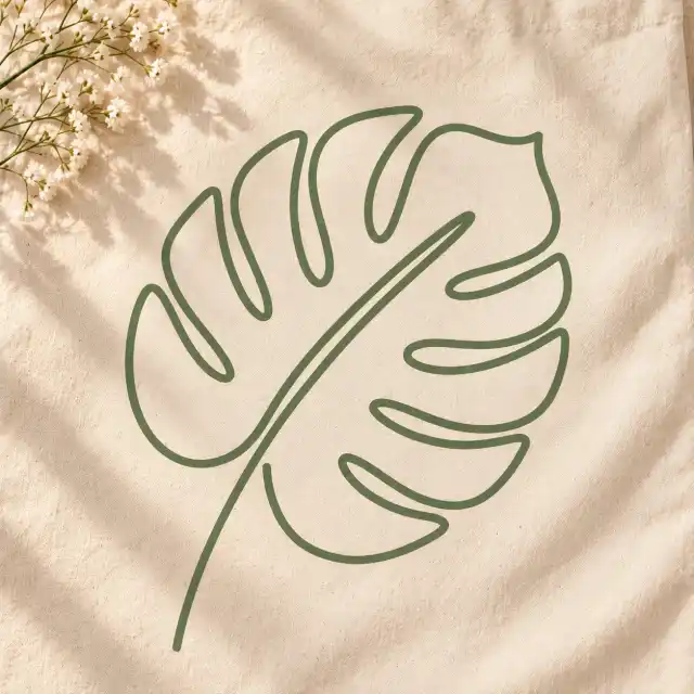 Plottervorlage »Monstera-Blatt«