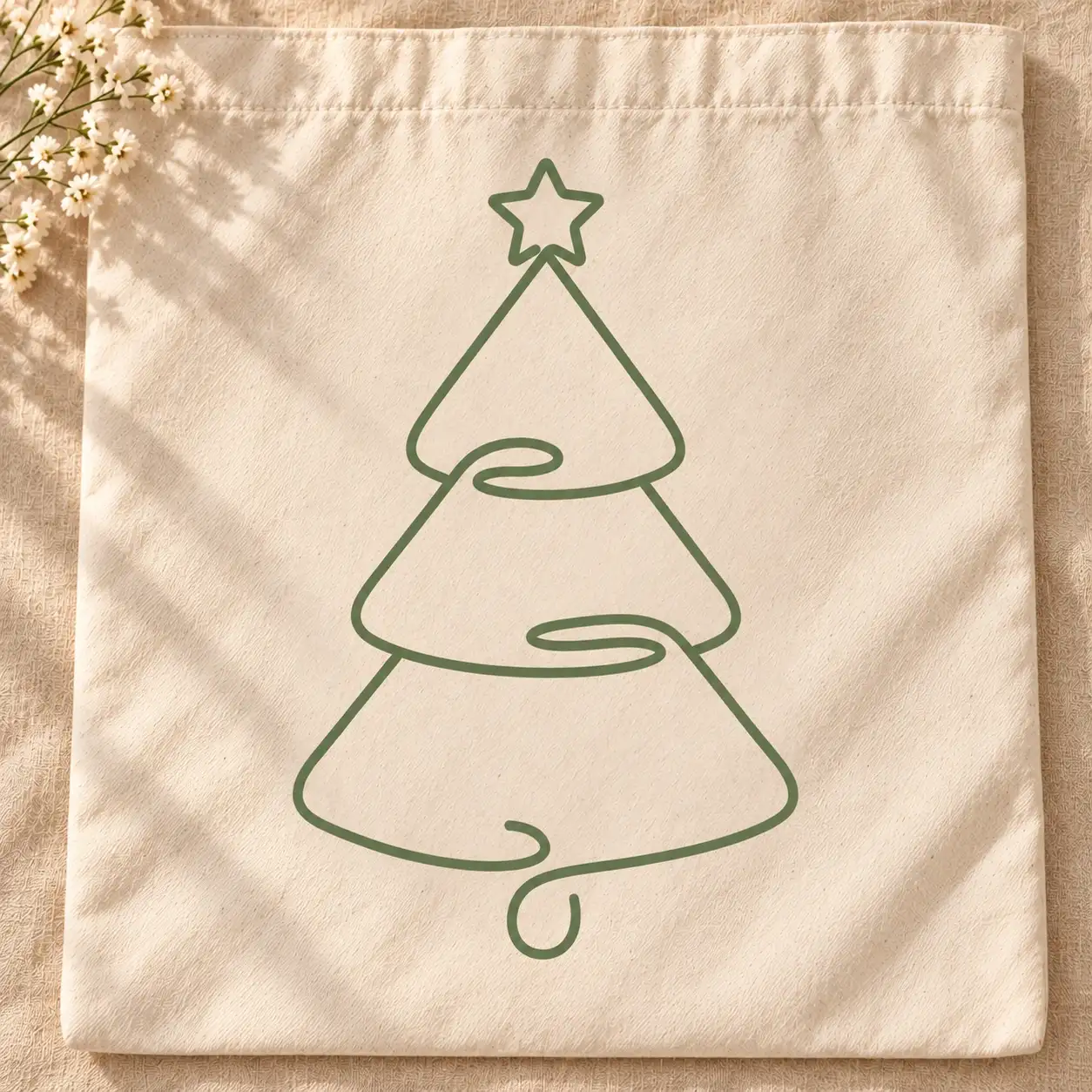 Plottervorlage »Tannenbaum mit Stern« – Bild 1