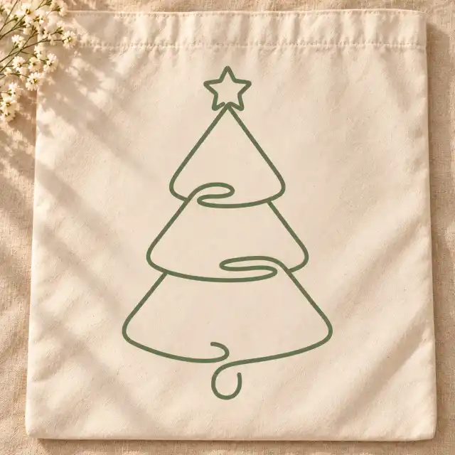 Plottervorlage »Tannenbaum mit Stern«