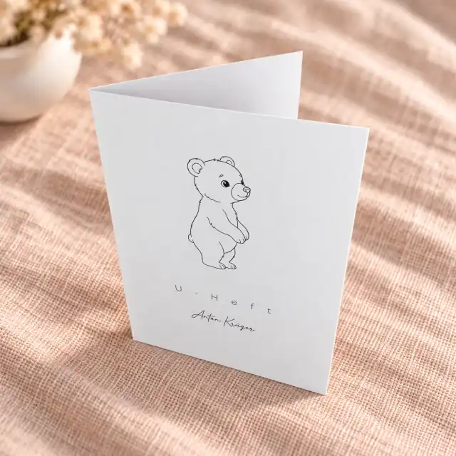 U-Heft-Hülle »Bär«