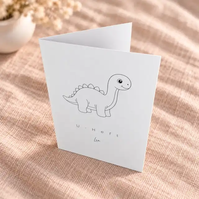 U-Heft-Hülle »Dino«