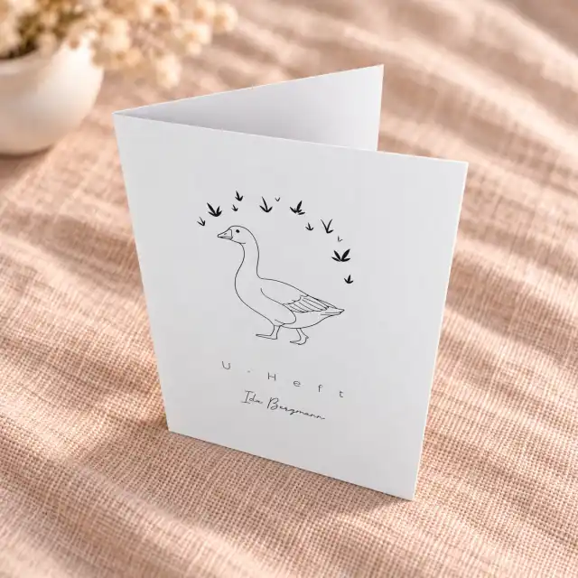 U-Heft-Hülle »Gans«